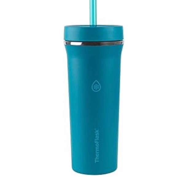 ThermoFlask Premium Insulated Tumbler with Handle and Straw Lid, 32 Ounce NEW - Picture 3 of 3